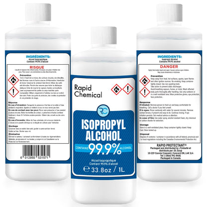 99% Isopropyl Alcohol - USP Grade - 99 Percent IPA Alcohol - 4 Pack 33.8 Fl Oz - 1 Gallon