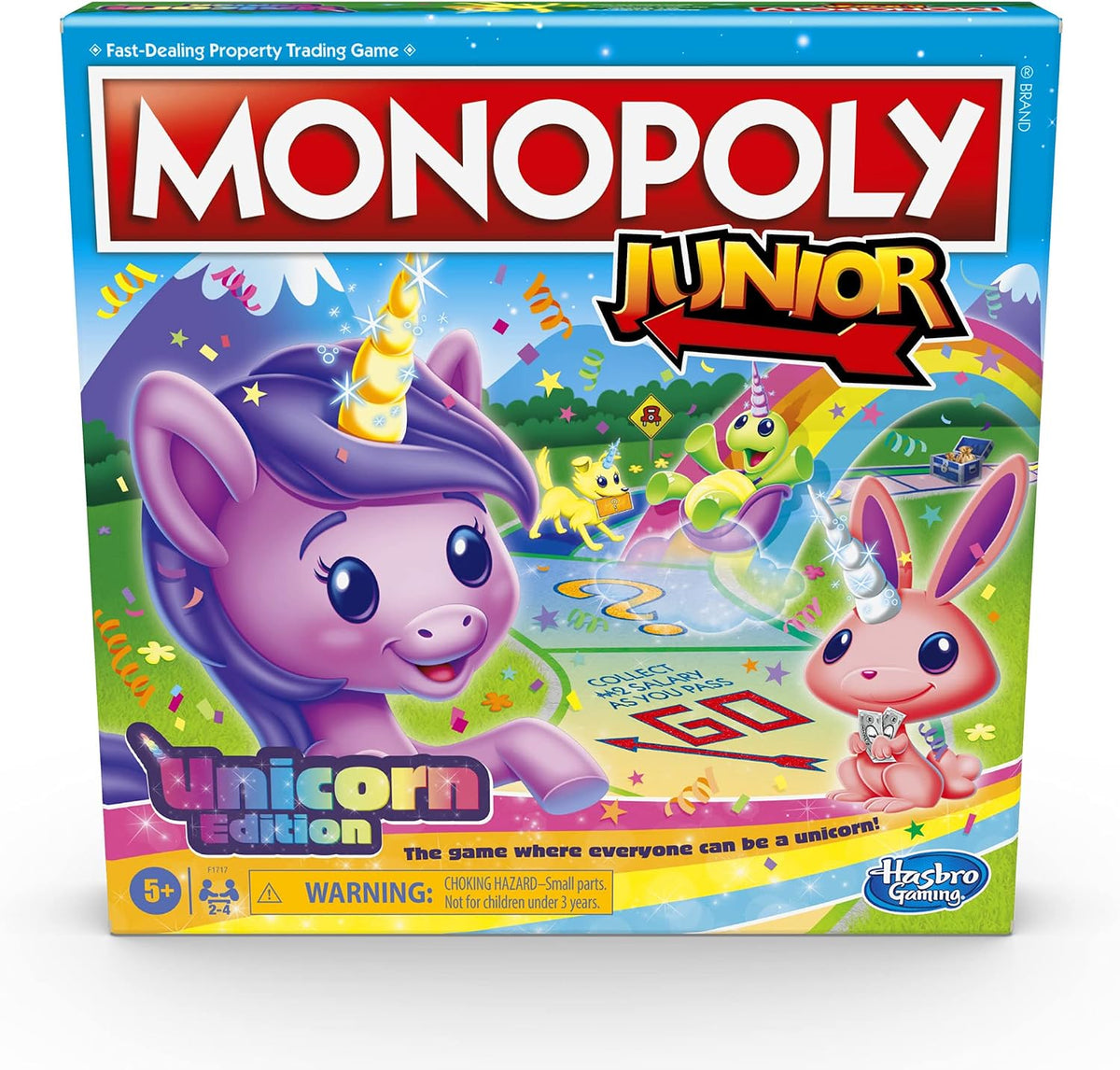 Junior: Unicorn Edition Board Game | Magical-Themed Indoor Family Game | 2 to 4 Players | Preschool Games | Kids Gifts | Ages 5 and up (Amazon Exclusive)
