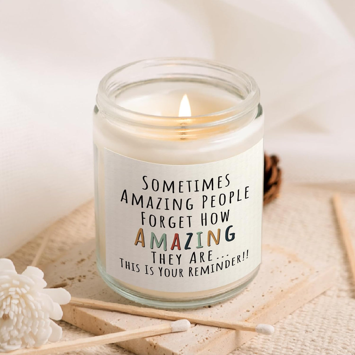 Gifts for Women, Birthday Gifts for Women- You'Re Amazing Candle