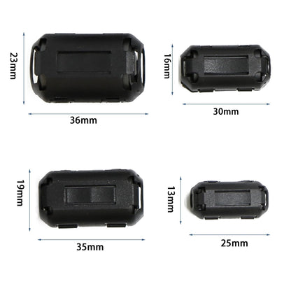 Clip-On Ferrite Choke Core 20 Pcs - Ferrite Bead RFI EMI Noise Suppressor