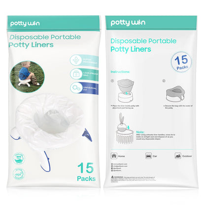 [30 Counts] Disposable Potty Liners Compatible with OXO Tot 2-In-1 Go Potty
