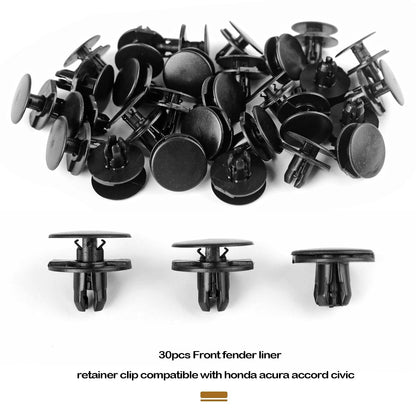 4 in 1 Bumper Fender Liner Clips Fits Honda CR-V Civic Acura Accord