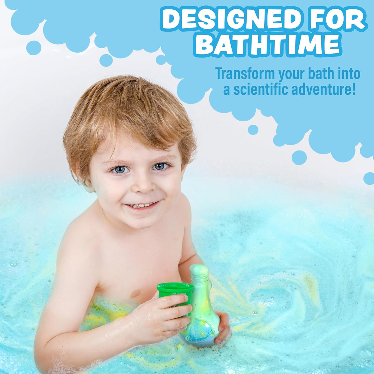 ® Kids Bath Bomb Potion™ Bath Toy, Variety 6 Pack | Nontoxic | Fizzes, Foams & Bubbles with an Eruption of Color | Interactive Bath Bombs | Fun Science Toddler Bath Toys