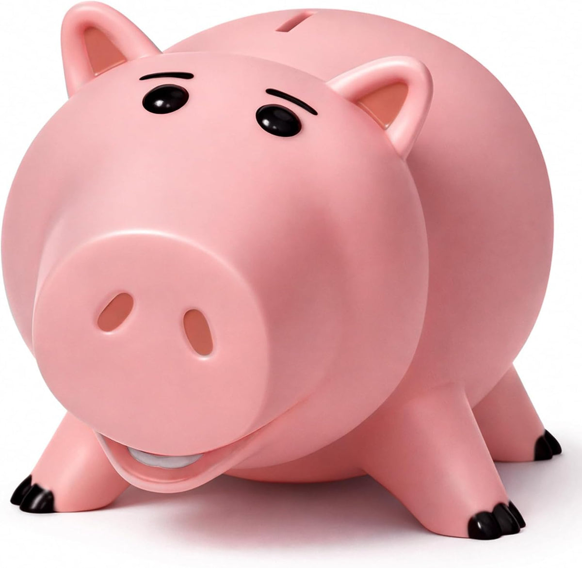 Hamm Piggy Bank Cute Pink Pig Money Box Plastic Saving Coin Box with Color Package Money Bank Great Gift Toy for Kid Children Girls Boys