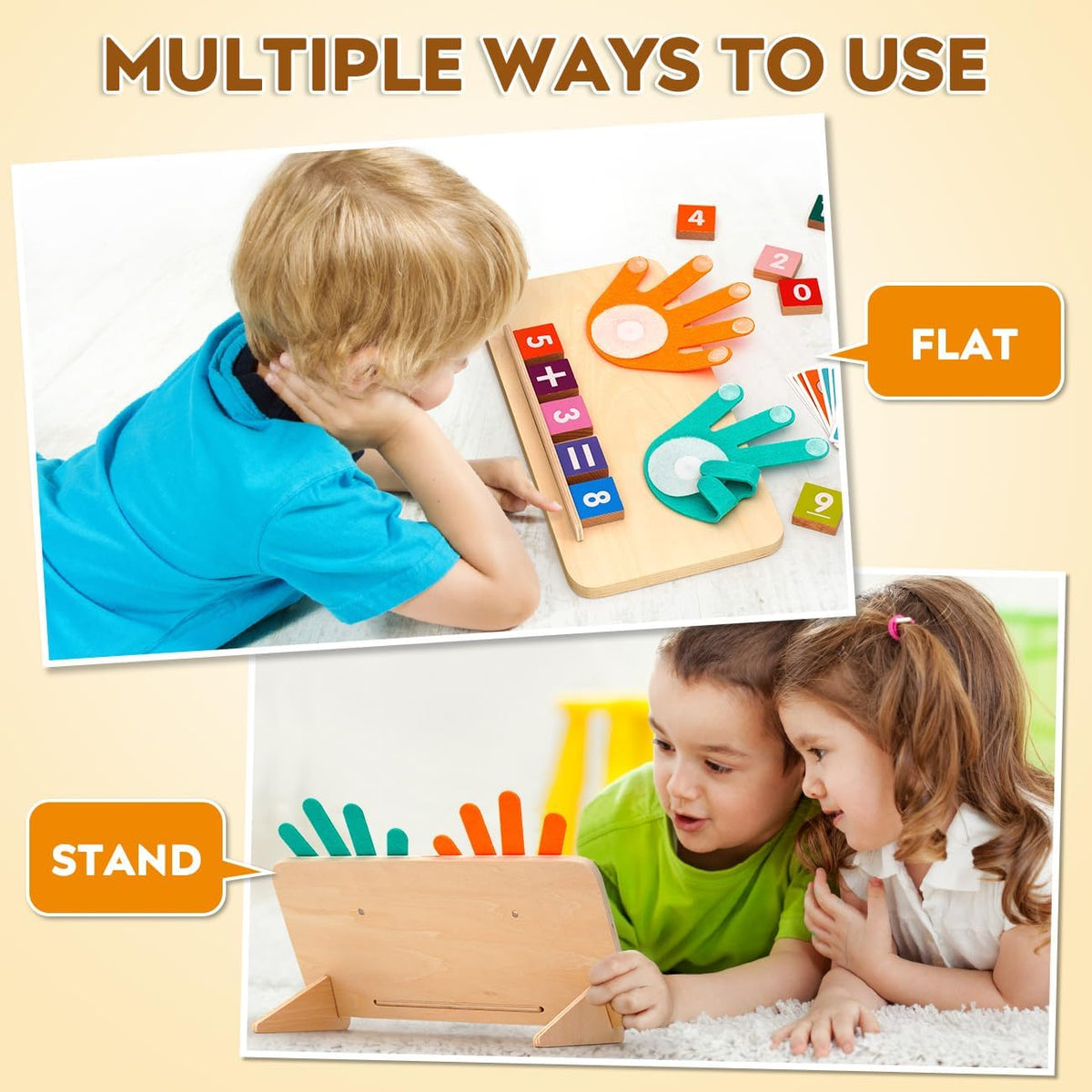 Preschool Math Manipulatives Learning Toys for Toddlers 2-4