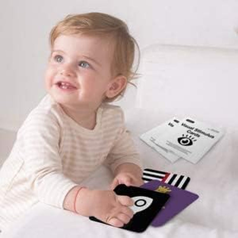 High Contrast Baby Flashcard, 80Pcs 160Page Visual Stimulation Cards