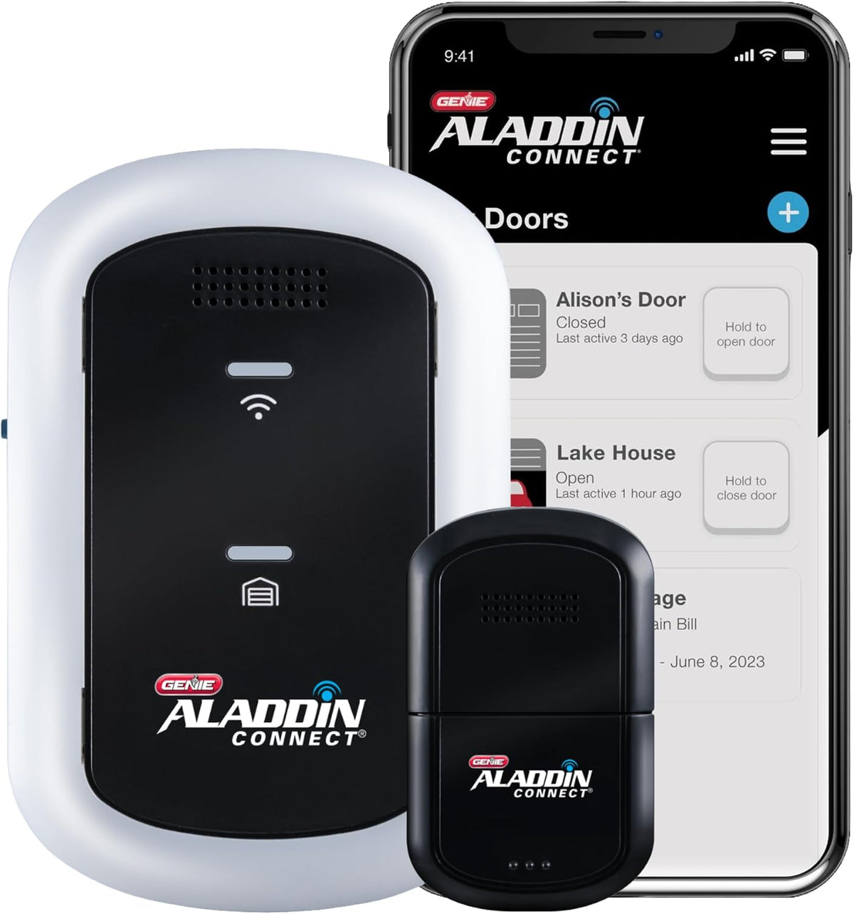 Aladdin Connect Smart Garage Door Controller, Single Door Kit ALKT2-R