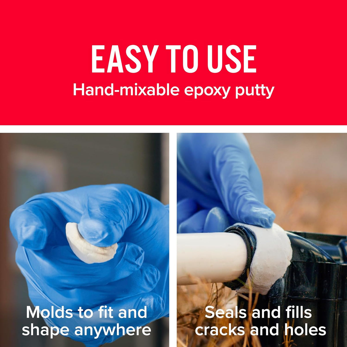 Waterweld, 1 Hour Cure, Epoxy Putty Stick - 2 Pack, Off-White (8277-2)