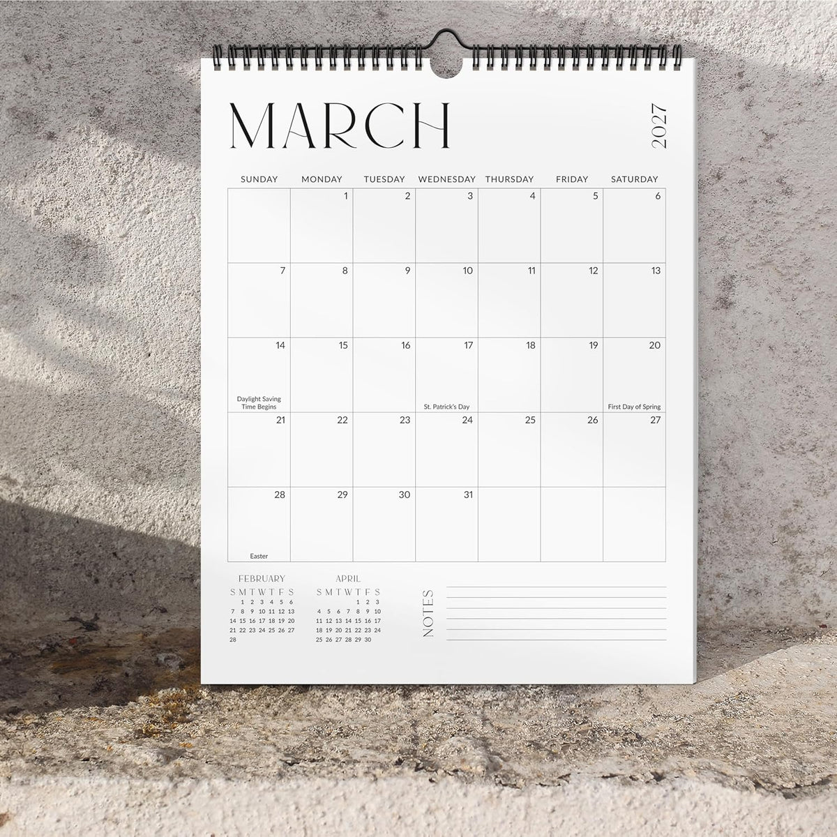 Beautiful 2026-2027 Wall Calendar - Runs from June 2026 until December 2027