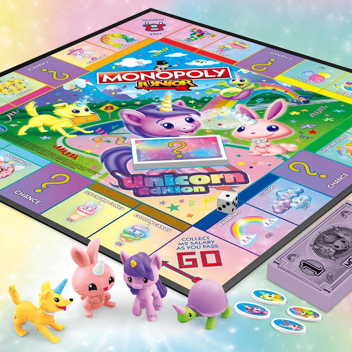 Junior: Unicorn Edition Board Game | Magical-Themed Indoor Family Game | 2 to 4 Players | Preschool Games | Kids Gifts | Ages 5 and up (Amazon Exclusive)