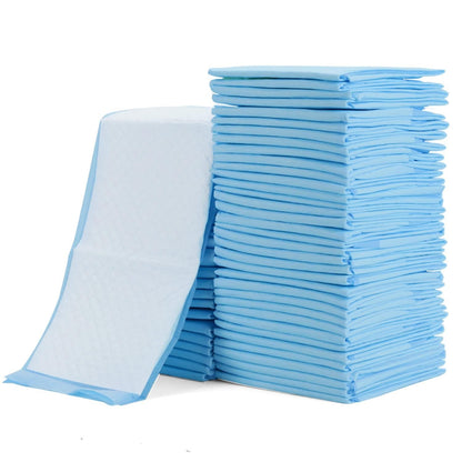 100 Pack Disposable Changing Pads Baby Disposable Underpads Waterproof Diaper Changing Pad Breathable Underpads Bed Table Protector Mat (17 X 13 Inches)