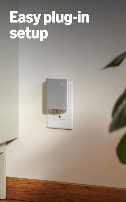 Chime — Enhanced Audio for Real-Time Alerts You Can Hear from Anywhere, Easy Plug-In Setup, Simple Wifi & Bluetooth Connectivity, Sleek Design, White