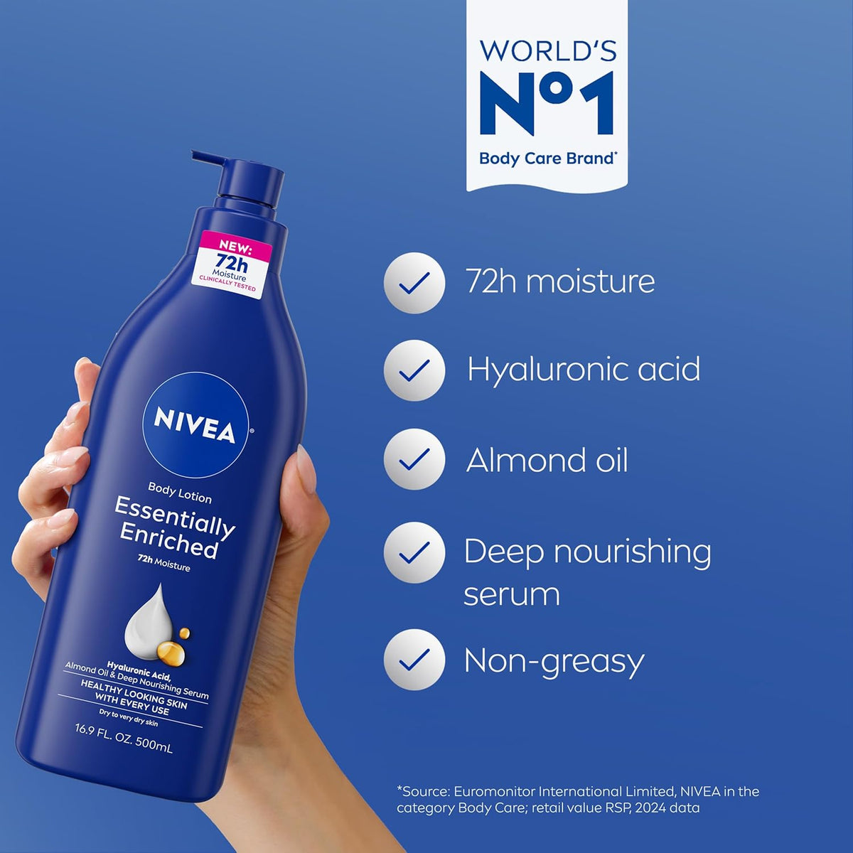Essentially Enriched Body Lotion, Value Pack, 2 X 16.9 FL OZ