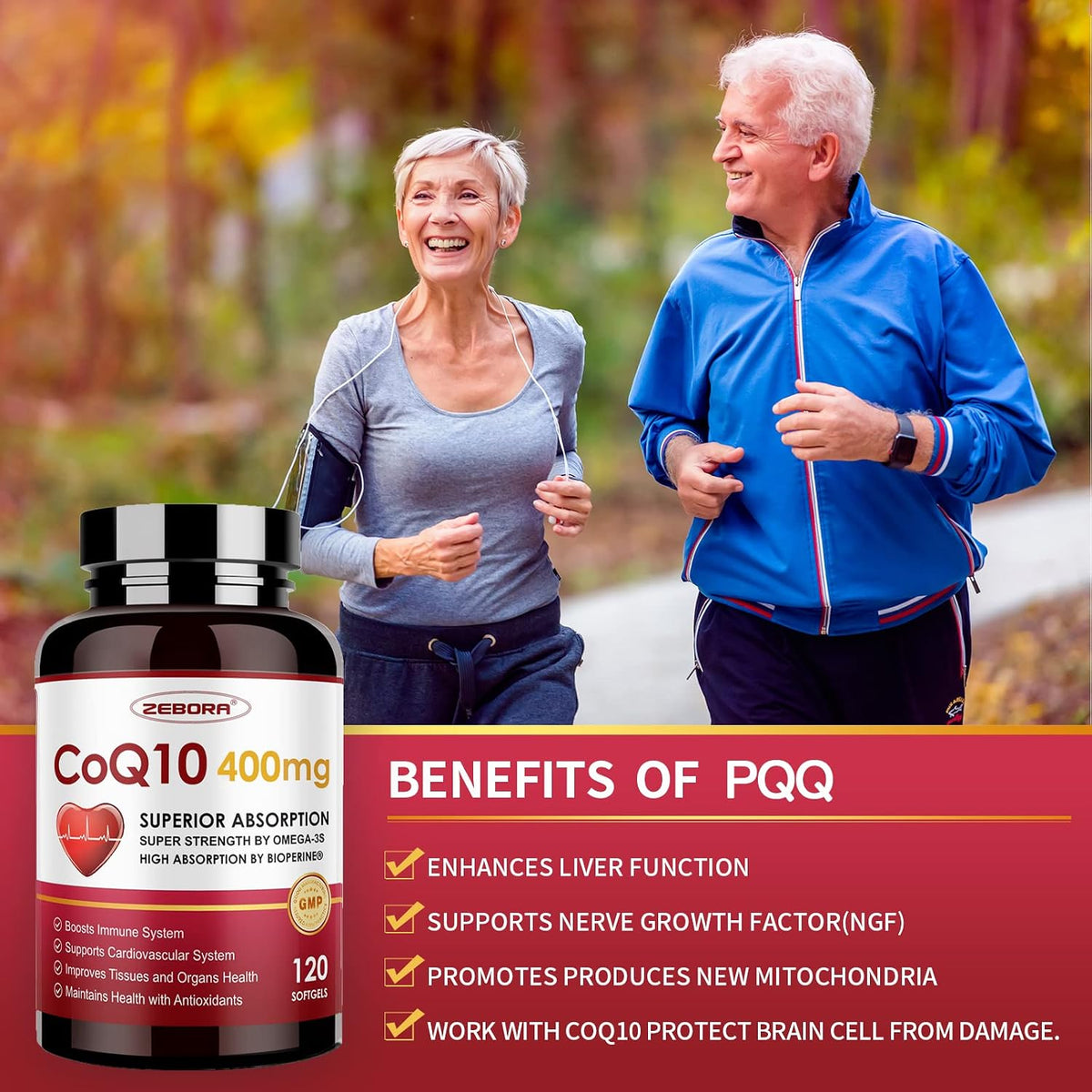 Coq10 400Mg Softgels, 120 Servings