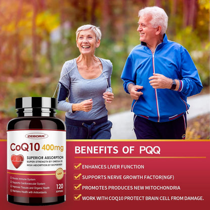 Coq10 400Mg Softgels, 120 Servings