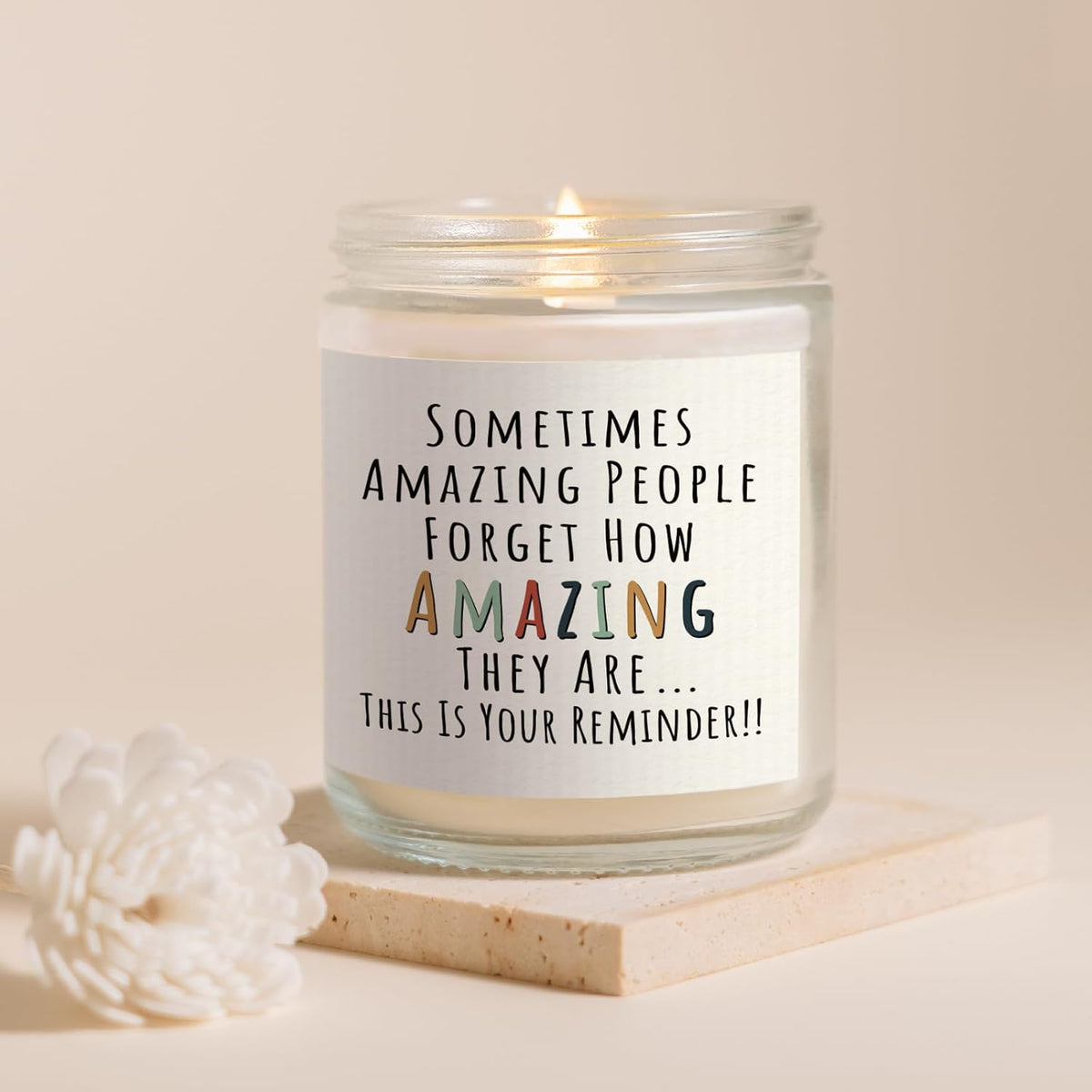 Gifts for Women, Birthday Gifts for Women- You'Re Amazing Candle