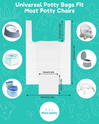 [36 Counts] Disposable Potty Liners for OXO Tot 2-In-1 Go Potty