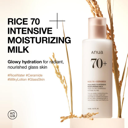 Rice 70 Intensive Moisturizing Milk, 5.07 Fl.Oz