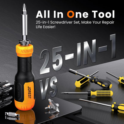 25 in 1 Multi Screwdriver Set, Magnetic Screwdriver Multitool
