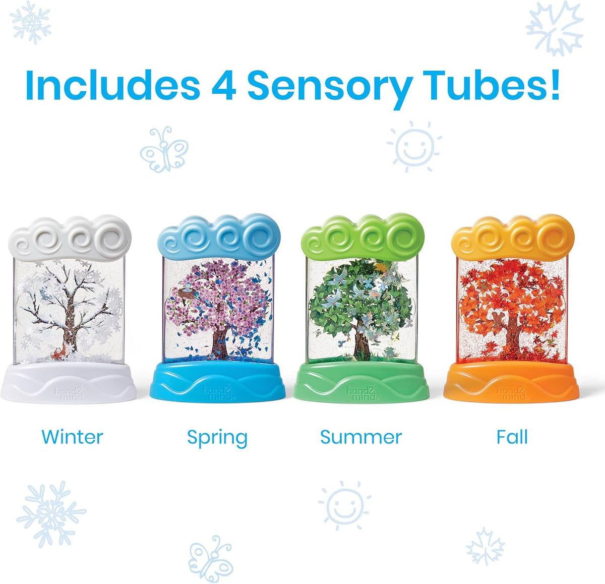 Changing Seasons Sensory Tubes, Science Toys, Ages 3+