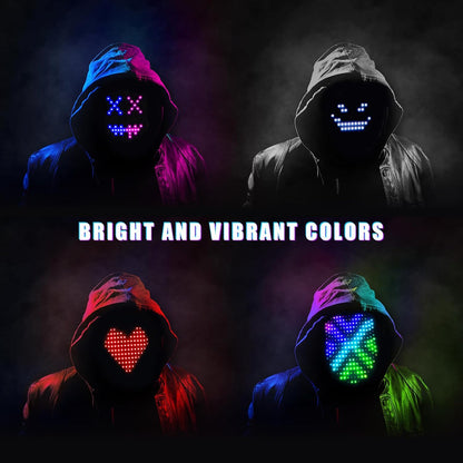 LED Light up Mask with Gesture Sensing, Kids Toys Gifts for Boys