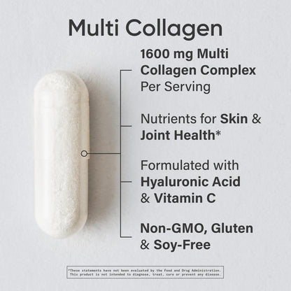 ® Multi Collagen Peptides W/Hyaluronic Acid, 90 Count
