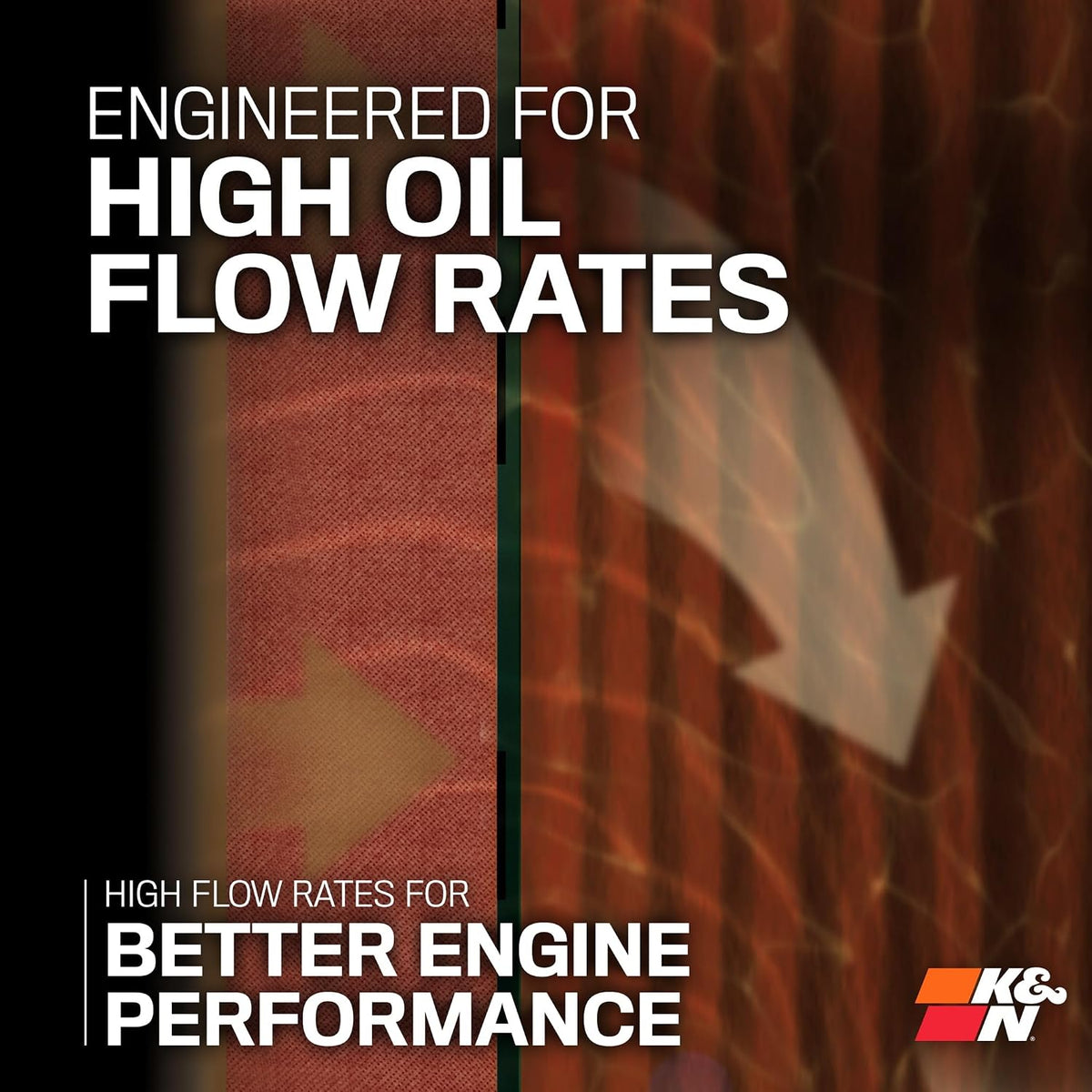 Motorcycle Oil Filter: High Performance, Premium, KN-138