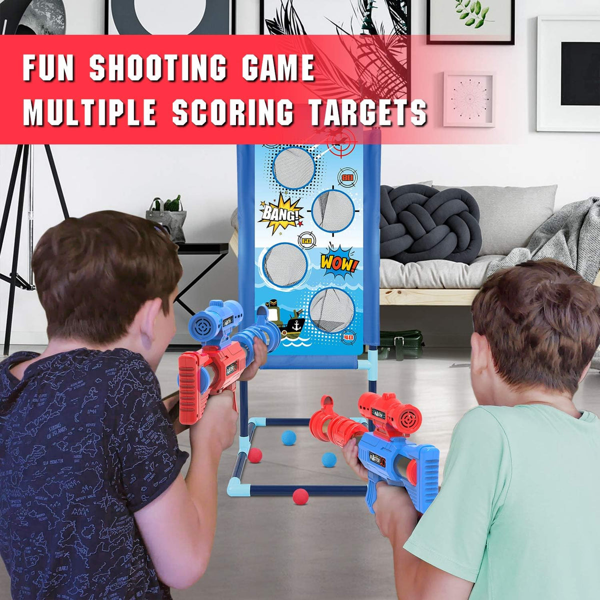 Shooting Game Toy for Age 6, 7, 8,9,10+ Years Old Kids, Boys