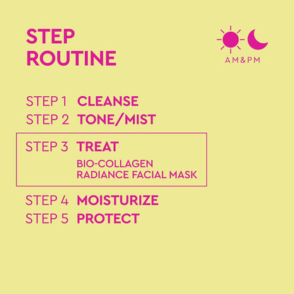 Collagen Face Mask - Bio-Collagen Peel-Off Mask for Glass Skin