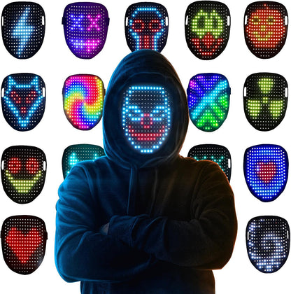 LED Light up Mask with Gesture Sensing, Kids Toys Gifts for Boys