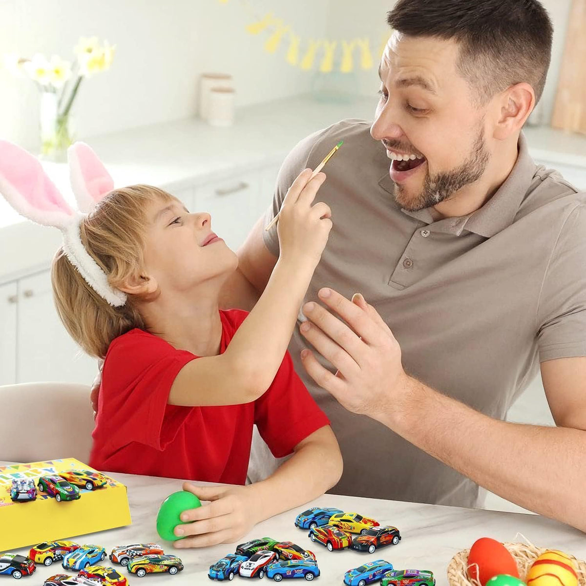 30 Toy Cars for Kids, Mini Race Car Party Favors & Classroom Prizes