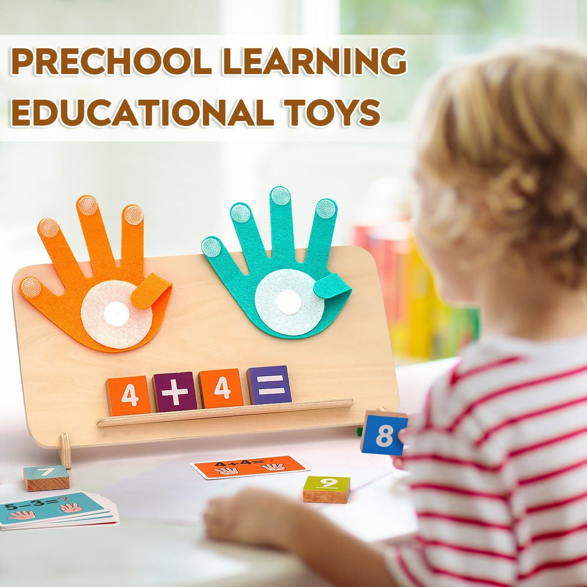 Preschool Math Manipulatives Learning Toys for Toddlers 2-4
