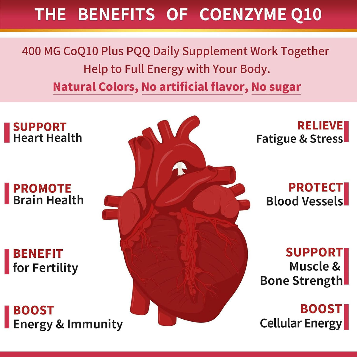 Coq10 400Mg Softgels, 120 Servings