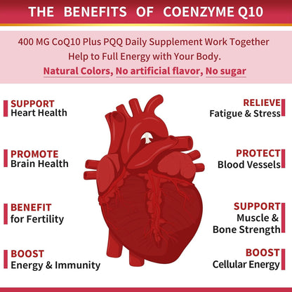 Coq10 400Mg Softgels, 120 Servings