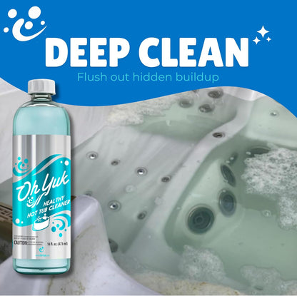 Healthy Hot Tub Cleaner, Hot Tub Cleaner for Indoor and Outdoor Hot Tubs and Spas - 16 Ounces