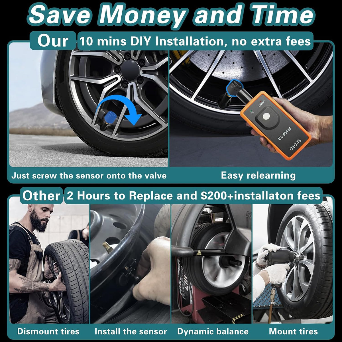 TPMS Sensor for GM Chevy Silverado Buick Cadillac GMC, DIY Install