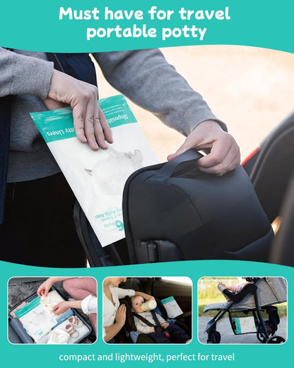 [36 Counts] Disposable Potty Liners for OXO Tot 2-In-1 Go Potty