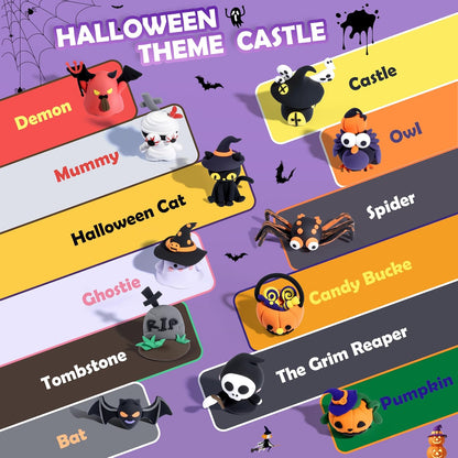 Air Dry Clay Kit, DIY Halloween Crafts, Modeling Clay for Kids