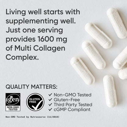 ® Multi Collagen Peptides W/Hyaluronic Acid, 90 Count