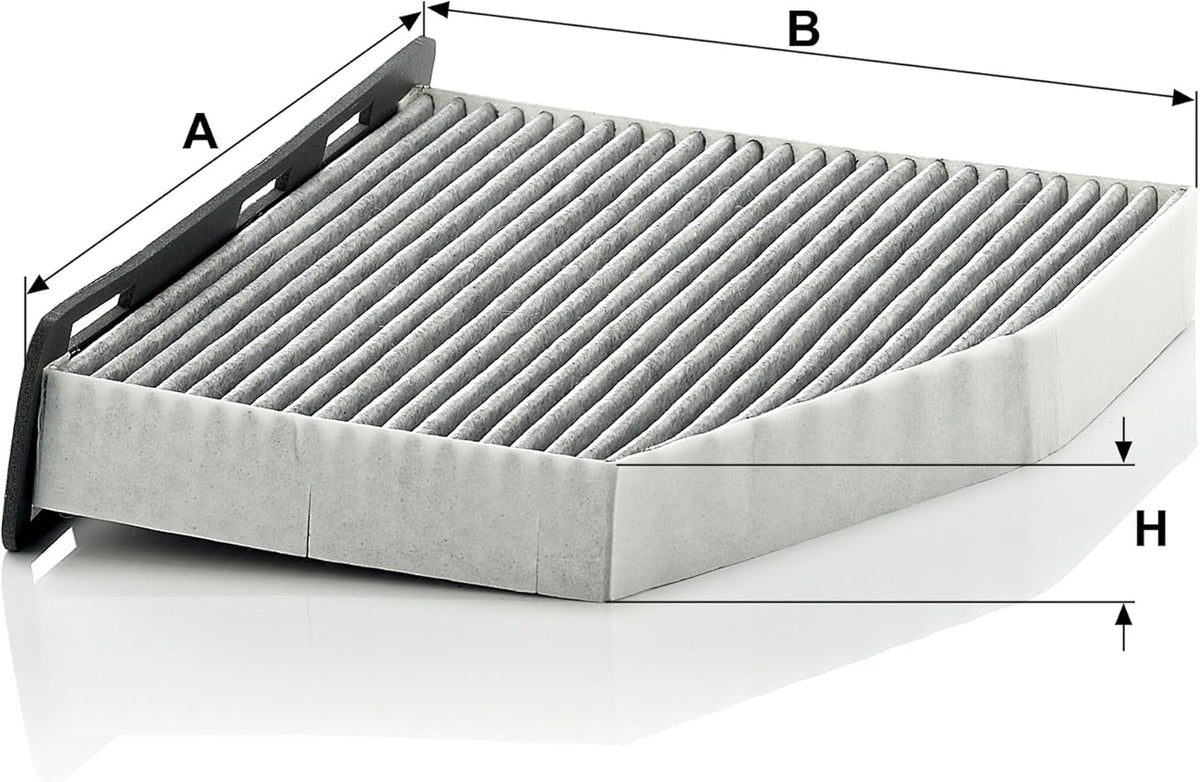 Mann-Filter CUK 2939 Cabin Filter with Activated Charcoal for Select Audi/Volkswagen Models