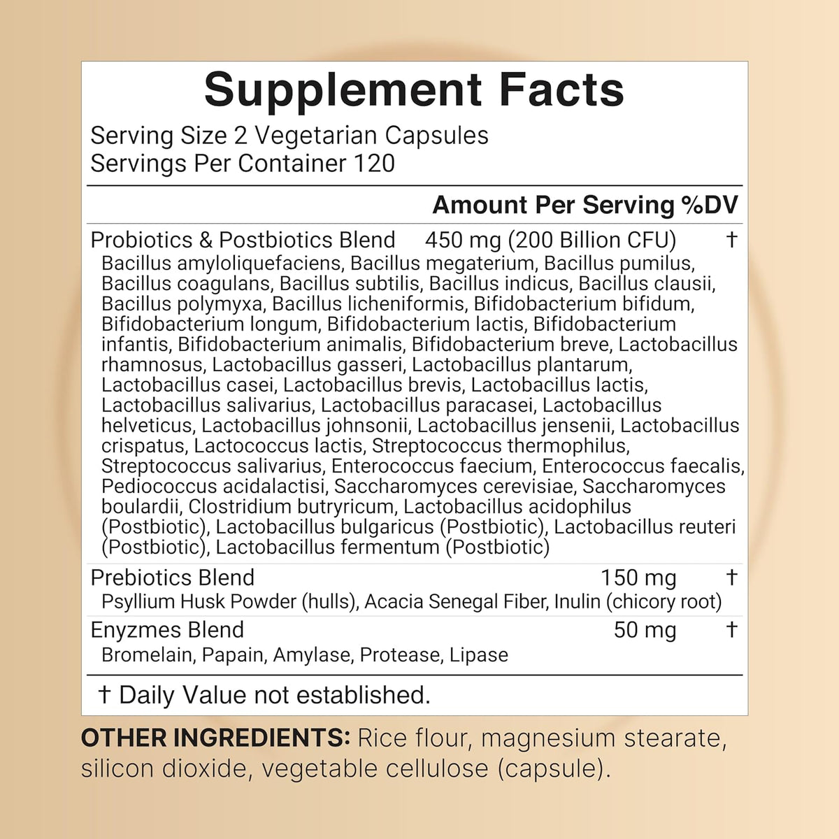 Probiotics 200 Billion CFU per Serving, 40 Strains, 240 Capsules