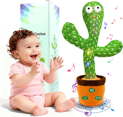 Interactive Dancing Talking Cactus Toy, Repeat What You Say