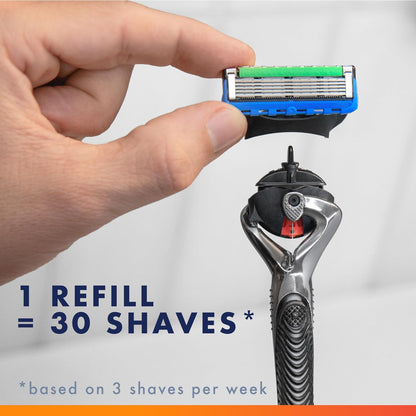 Fusion5 Proglide Men'S 5-Blade Razor Blade Refills with Precision Trimmer, 10 Count