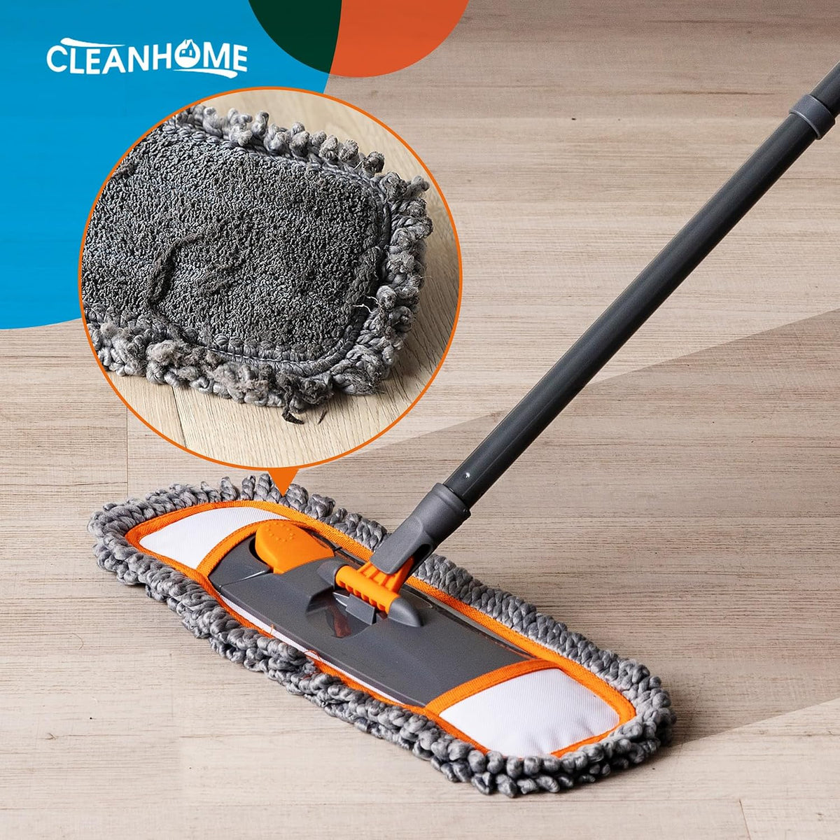 Mops for Floor Cleaning for Hardwood, Marble, Tile Floor Mopping