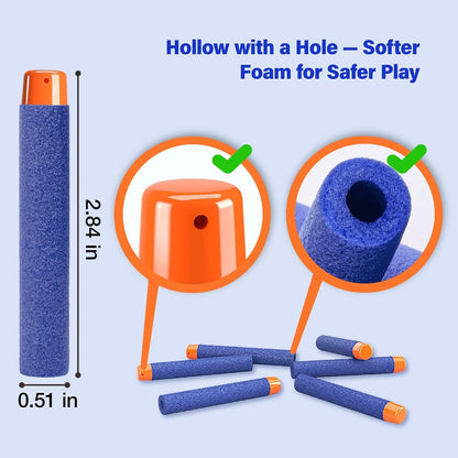 100PCS Refill Darts Ammo Pack for Nerf Elite Blasters