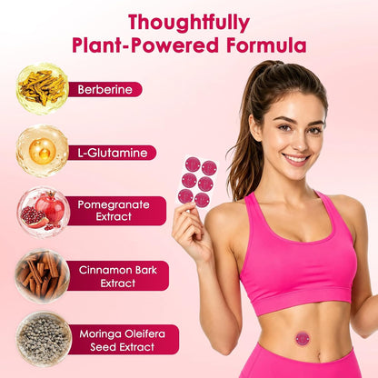 GLPLUS-1 Patches,Berberine Patches for Women & Men, Moringa Berberine Patch