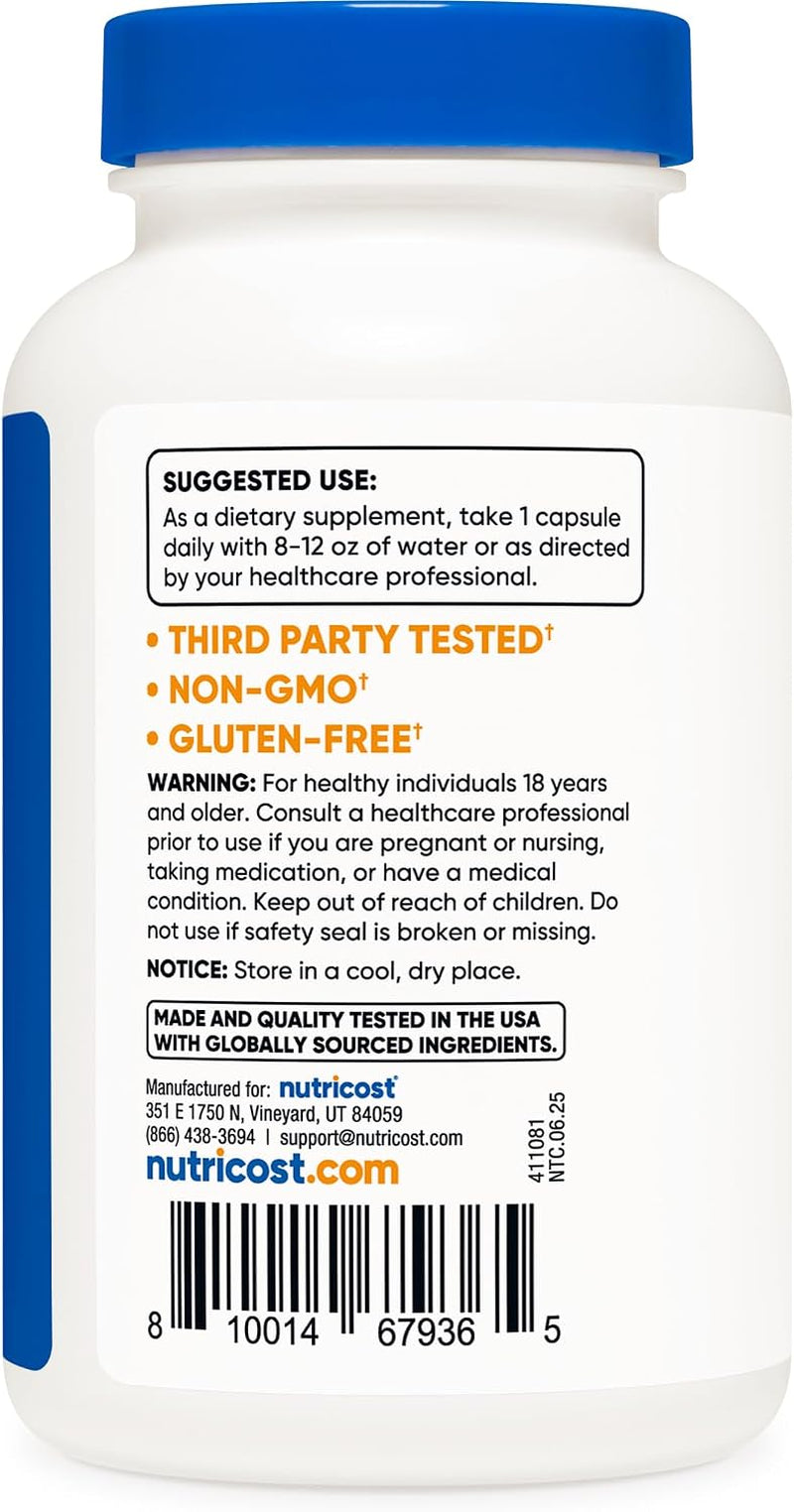 L-Theanine 200Mg, 240 Capsules - Double Strength