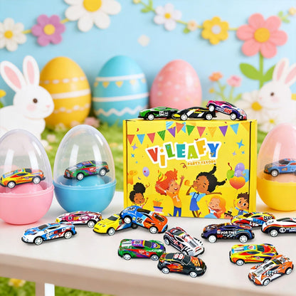 30 Toy Cars for Kids, Mini Race Car Party Favors & Classroom Prizes