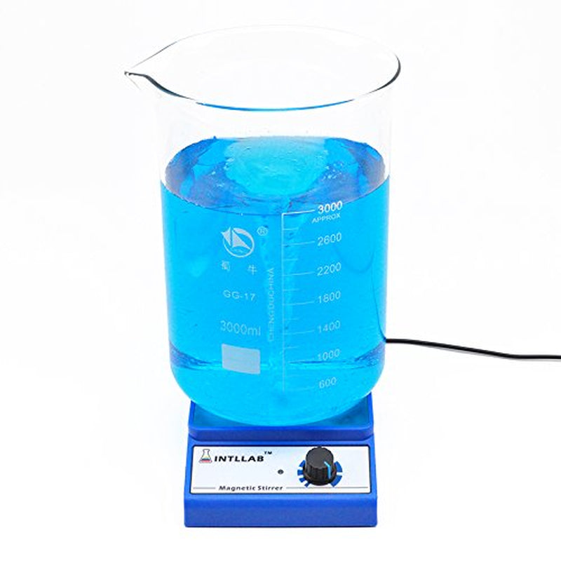 Magnetic Stirrer Stainless Steel Magnetic Mixer with Stir Bar (No Heating) Max Stirring Capacity: 3000Ml