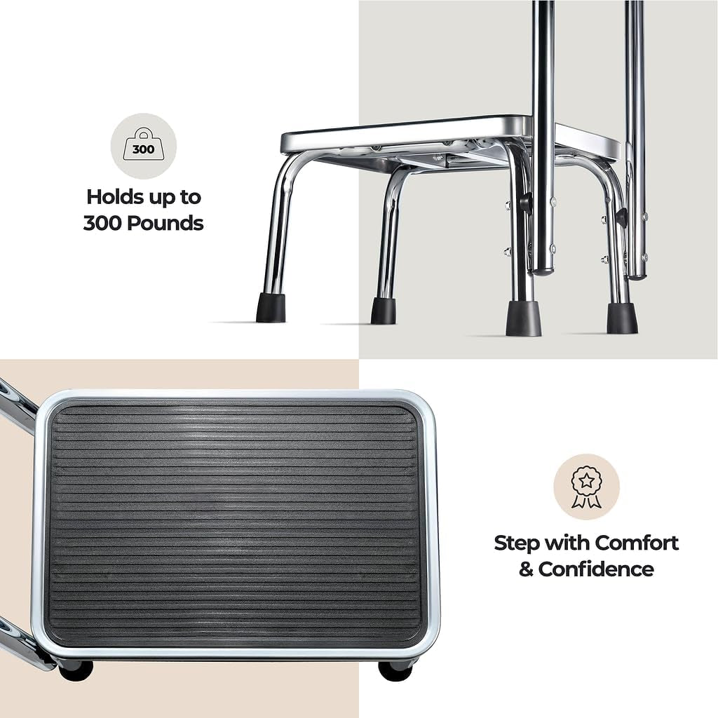 Step Stool with Handle for Adults